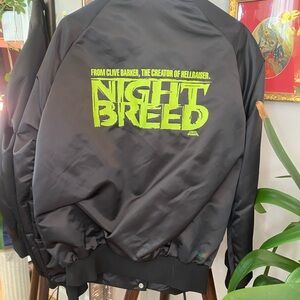 Nightbreed Black Bomber Jacket